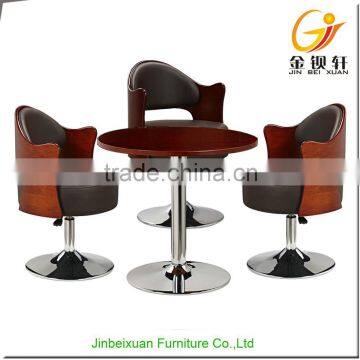 Bentwood Swivel Bar Chairs Set JA-51 photo-3