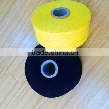 Ne4 Recycled cotton polyester weaving yarn for carpet