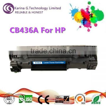 High quality compatible toner cartridge CB436A for hp laserjet printers