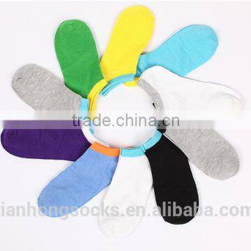 Men's candy color boat socks ankle cotton socks