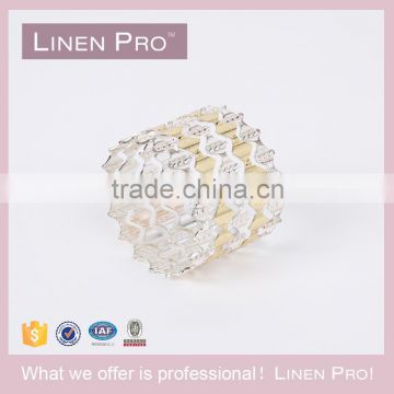 LinenPro Cheap Wholesale Ripples Napkin Ring Stainless Steel Napkin Ring