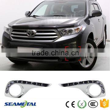 Car LED Auto Daytime Running Lights Fog Lamp DRL For Toyota Highlander 2011 2012 2013                        
                                                Quality Choice