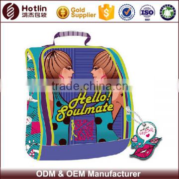 Fashion insulated lunch bag ,cooler bags with straps for teens girl