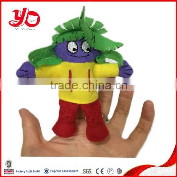 2015 new plush toys product custom fingers puppets