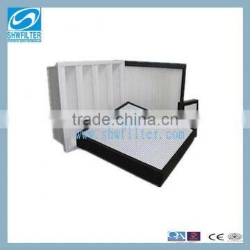 v-shape mini-pleat HEPA filter H13 for medical factory