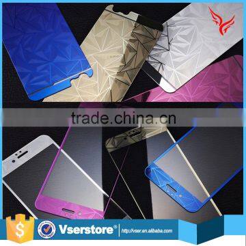 hot new products 2016 For Iphone 6 6s Aluminium Alloy color Tempered Glass Screen Protector
