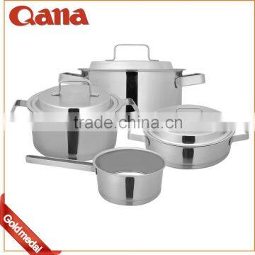 induction stainless steel handle cookware set