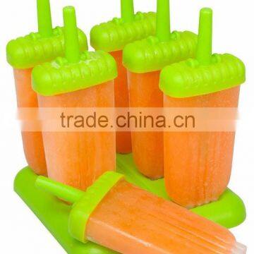 Groovy Ice Pop Molds, Spring Green - Set of 6 photo-5