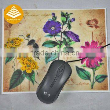 Custom design Retro Ultra Slim Cloth Wrist Rest Mouse Pad with logo from Guangzhou factory