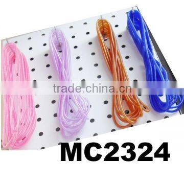 extra long colored telephone wire cheap custom silicone bracelet