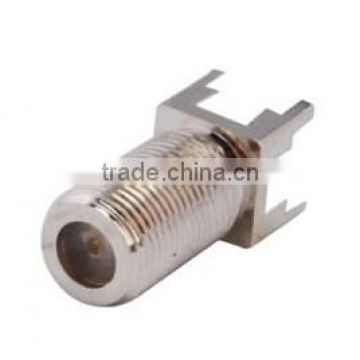 F female Jack PCB RF coaxial TV connector