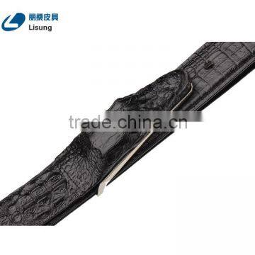 New Arrival Snap Closure Men Antique Genuine Alligator Jeans Belt photo-5