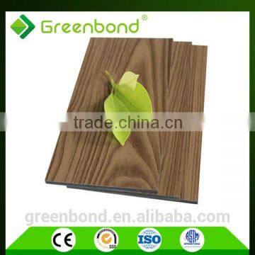 wood aluminum plastic composite wall panel sheet for exterior decoration