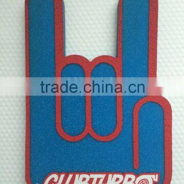 customer cheering foam hand playing foam finger cheering foam finger