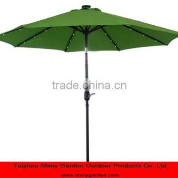 outdoor patio Solar LED garden umbrella