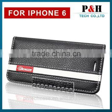 For apple for iPhone6 high quality PU leather for iPhone 6 case