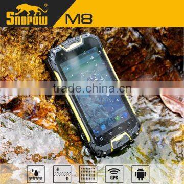 Snopow M8 IP68 Waterproof Quad Core Walkie Talkie 5km Android 4.4 NFC Wireless Charger 4.5 Inches Rugged Waterproof Cell Phone photo-4