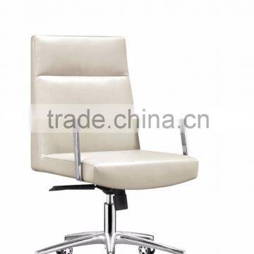 Hot office leather tub chair with armrest covers/ staff chair