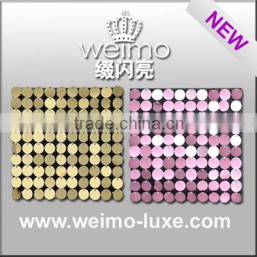 2014 new PVC sequin disc decor for kitchen wall panel