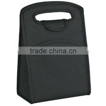 Non-Woven Folding Identification Lunch Bag- Black