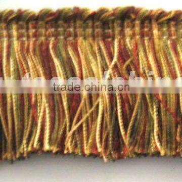 5cm Polyester Brush Chainette Fringe For Sofa Decor