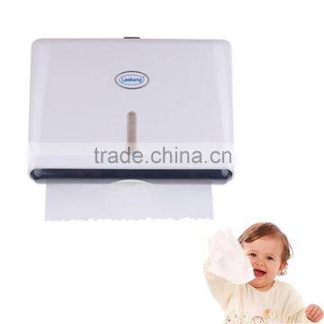 Bathroom Wall mounted plastic Folded Paper towel dispenser