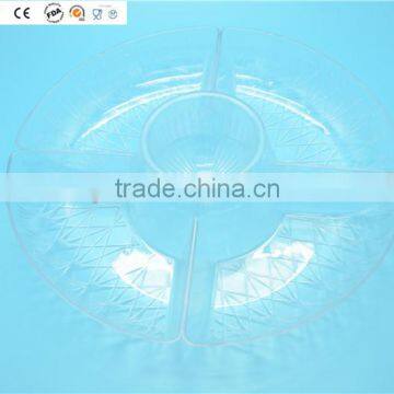 Plastic Round Tray Plastic Tray With Sections photo-2