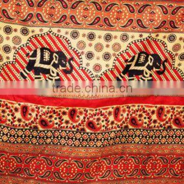 Real Waxed African Ethnic Printed Fabric, Classic Vintage Ethnic Printed Fabric