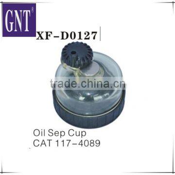 excavator oil separator cup for 117-4089