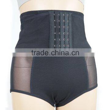 Breathable Mesh 4 Row Hook High Waist Slimming Panty Girdle