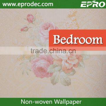 Factory non-woven material living room wall fashion wallpaper for tv backwall decoration