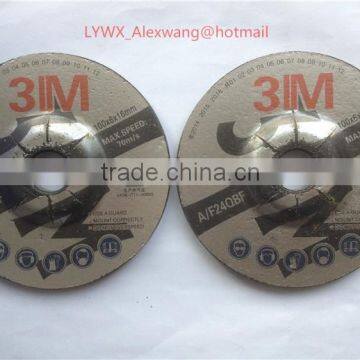 7'' double fiber resin wheels for grinding metal stainless steel