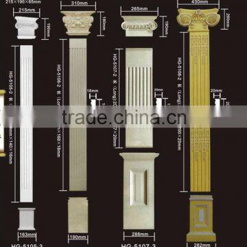 New mordern luxury decorative PU roma column/pillars