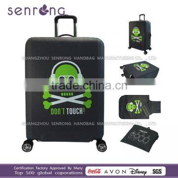 Custom Elastic Spandex Nylon luggage Cover elastic luggage cover