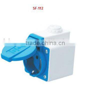 16a SF-112 Two-pole protection socket