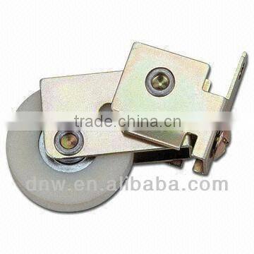 Sliding door bearing wheels