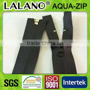 black open end clothes zip with intertek certificate