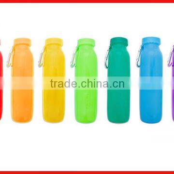 Flodable Silicone Water Bottle Customize Water Bottle