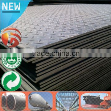 Checker Checkered steel plate 4.0mm thick carbon chequered tear drop steel plate SS400 mild steel plate