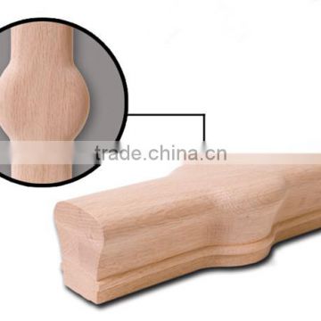 modern low cost wooden stairs handrail fittings