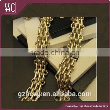 1.7cm width bag chain,fancy design metal chains for handbag decoration,strong handbag chains in Guangzhou