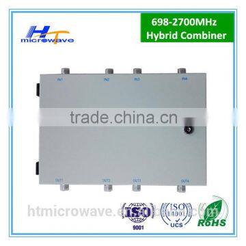 Low PIM3 698/700-2700MHz 4x4 4 in 4 out out hybrid combiner N Female -130dbc