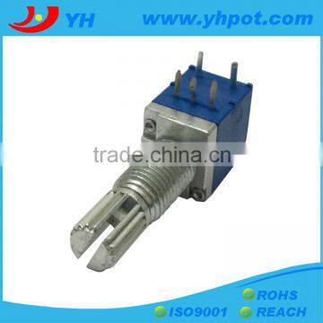 jiangsu YH 9mm shaft length 18mm with switch 10k rotary potentiometer 5pin                        
                                                                                Supplier's Choice