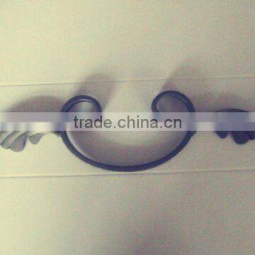 decorative wrought iron art parts scroll