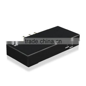 1080P SDI Splitter 1X4 SDI Signal to 4 SDI Outputs Supports HD-SDI SD-SDI and 3G-SDI Signals Distribution Extender Repeater 100M