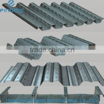 steel profile, galvanized floor decking sheet, corrugated metal decking sheet