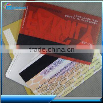 blank rewritable Magnetic stripe chip card china manufacture