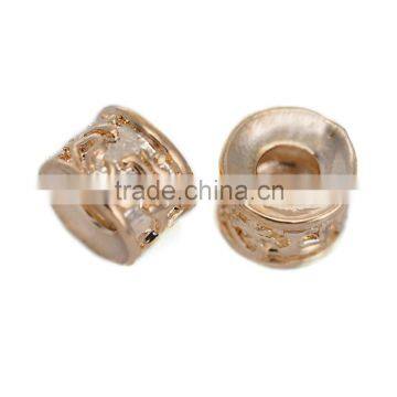 Wholesale Brass Beads High Quality Columniform Design Metal Beads DIY Jewelry Fitting