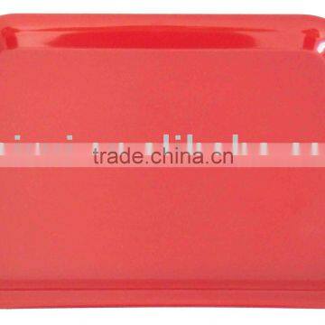 Flat melamine tray