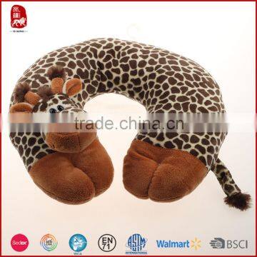 wholesale customize animal Giraffe shaped neck pillow